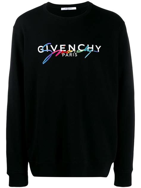 givenchy embroidered logo sweatshirt|givenchy sweatshirt cheap.